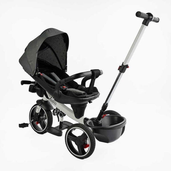 Велосипед 9155/603-85 BestTrike "Marco" поворотне сидіння, складне кермо, колеса з прогумованим PU, кошик, телескопічна ручка, фара музична