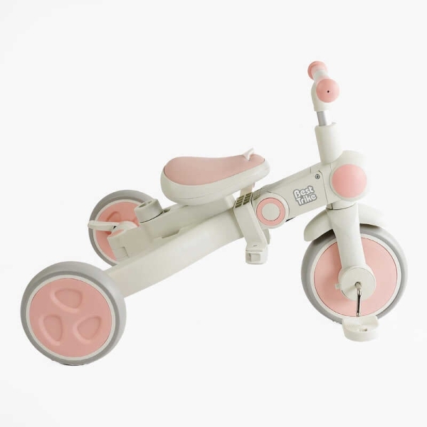 Велосипед-трансформер 3-х кол. BS-12-303 Best Trike (1) матеріал рами нейлон, переднє колесо EVA 10'', задні колеса EVA 8'', батьківська ручка, в коробці