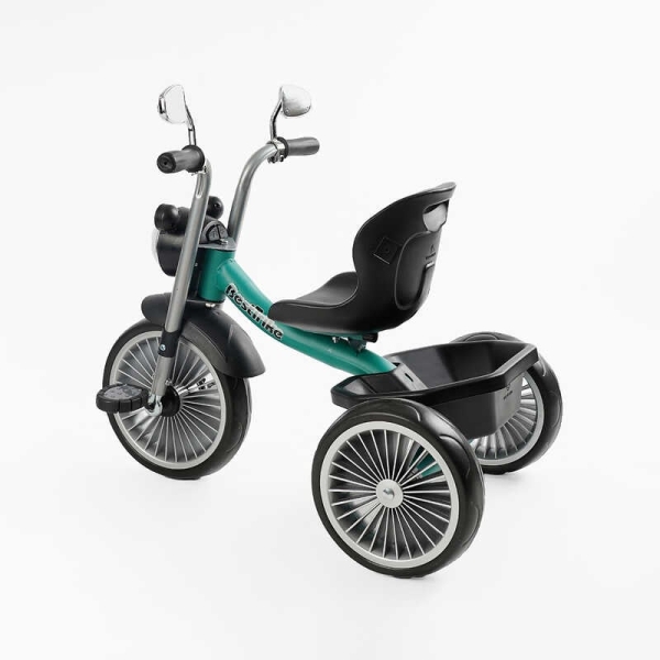 Велосипед 3-х колісний BS-65010 "Best Trike" колеса EVA переднє 10", заднє 8", сталева рама, УКР. ОЗВУЧУВАННЯ, кошик, в коробці