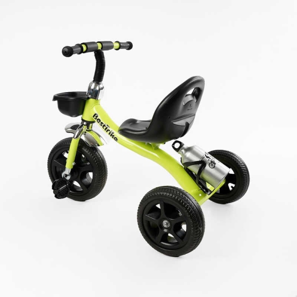 Велосипед 3-х колісний BS-11823 "Best Trike" сталева рама, колеса EVA, переднє d=10", заднє d=8", кошик, бутилочка, в коробці