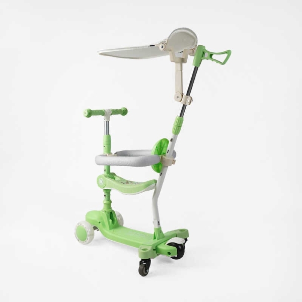 Самокат 5в1 "Skyper" BT-52309 (8) колеса PU125х40мм зі світлом, укр озвучування та підсвічування платформи,с ДОП. КОЛЕСАМИ, захисний бампер, в коробці