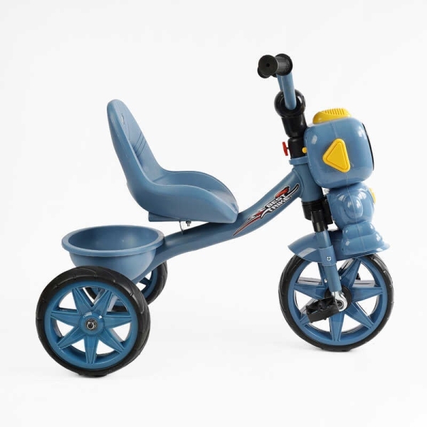Велосипед 3-х колісний BS-40506 "Best Trike" колеса EVA переднє 10", заднє 8", сталева рама, УКР. ОЗВУЧУВАННЯ, кошик, в коробці
