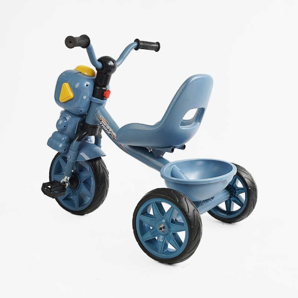 Велосипед 3-х колісний BS-40506 "Best Trike" колеса EVA переднє 10", заднє 8", сталева рама, УКР. ОЗВУЧУВАННЯ, кошик, в коробці