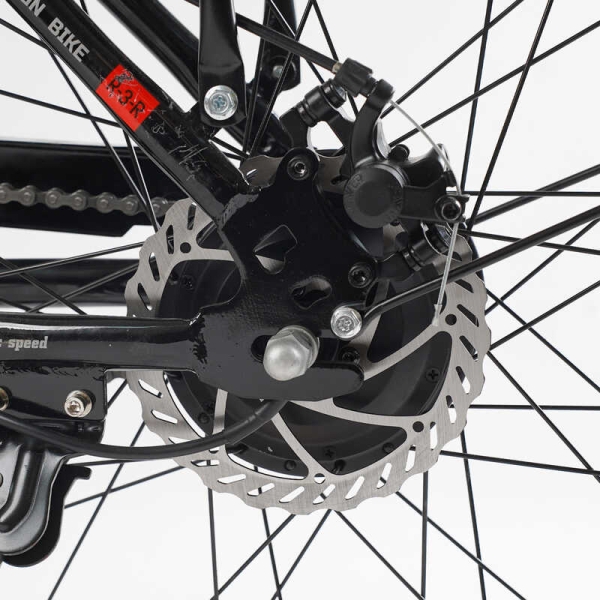 Електровелосипед Corso «VOLT BIKE» 26" дюймів TB-50082 (1) рама сталева, двигун 350W, акум. 36V10Ah, одношвидкісний, БЕЗ КОРЗИНИ, у коробці
