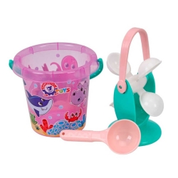 Набір для гри з піском 9970 (12) "Technok Toys", відерце, млин, ложечка