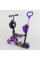 Самокат 5в1 13400 Best Scooter, АБСТРАКЦІЯ, PU колеса, ПІДСВІЧУВАННЯ КОЛІС, в коробці