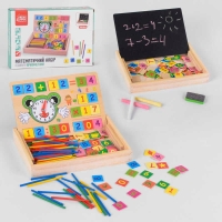 гр Інтерактивна дошка "Арифметика" 69749 (24) двостороння, "4FUN Game Club Wood" в коробці