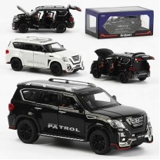 Машина металлопластик GT - 0936 (24/2) "Авто Експерт Преміум", 2 кольори, 1:24, звук, світло, інерція, відчиняються двері, багажник, капот, у коробці