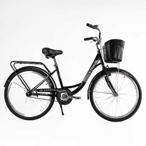 Велосипед міський Corso TRAVEL 26" TL-26207 + КОШИК