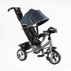 Велосипед 3-х колісний 6588/60-714 Best Trike КОЛЕСО ПІНА, d=25см переднє, d=20см задні, фара музична, USB, Bluetooth, в коробці