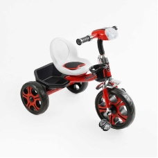 Велосипед 3-х колісний BS-21505 "Best Trike" колеса EVA переднє 12", заднє 10", сталева рама, фара з музикою та світлом, кошик, в коробці