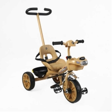 Велосипед 3-х колісний BS-70619 "Best Trike" колеса EVA переднє 10", заднє 8", сталева рама, УКР. ОЗВУЧУВАННЯ, батьківська ручка, в коробці