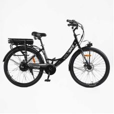 Електровелосипед Corso «VOLT BIKE» 26" дюймів TB-60174 (1) рама сталева, двигун 350W, акум. 36V10Ah, одношвидкісний, БЕЗ КОРЗИНИ, у коробці
