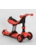 Самокат-велобіг 3в1 триколісний BS-71899 (4) Best Scooter, 3 колеса PU зі світлом, сидіння, амортизатори, батьківська ручка