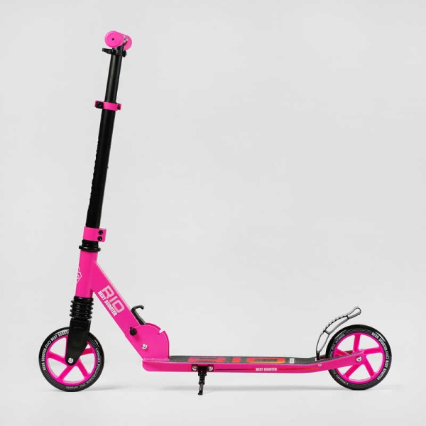 Самокат двоколісний "Best Scooter" R - 21071 (4) колеса PU 145мм, передній амортизатор, алюмінієве гальмо, в коробці