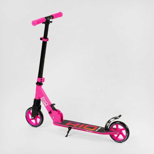 Самокат двоколісний "Best Scooter" R - 21071 (4) колеса PU 145мм, передній амортизатор, алюмінієве гальмо, в коробці