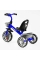 Велосипед 3-х колісний BS-12530 "Best Trike" колеса EVA переднє 12", заднє 10", сталева рама, фара з музикою та світлом, 1 пісня українською та 2 англійською, 2 кошики, в коробці