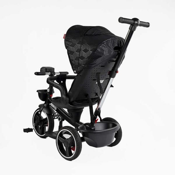 Велосипед 9155/704-15 BestTrike "Marco" поворотне сидіння, складне кермо, колеса з прогумованим PU, кошик, телескопічна ручка, фара музична