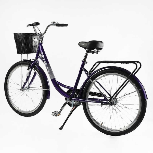 Велосипед міський Corso TRAVEL 26" TL-26106 + КОШИК