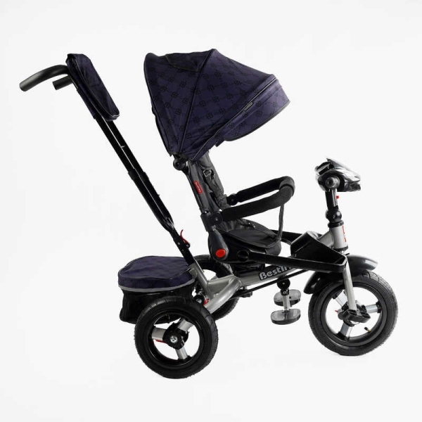 Велосипед 6088 F – 702-15 Best Trike ПОВОРОТНЕ СИДІННЯ, СКЛАДНЕ КЕРМО, ФАРА МУЗИЧНА З USB,Bluetooth НАДУВНІ КОЛЕСА, ПУЛЬТ ВКЛЮЧЕННЯ СВІТЛА І ЗВУКУ