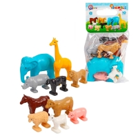 Фігурки тварин 1102 (6) "Technok Toys", 10 шт., у пакеті