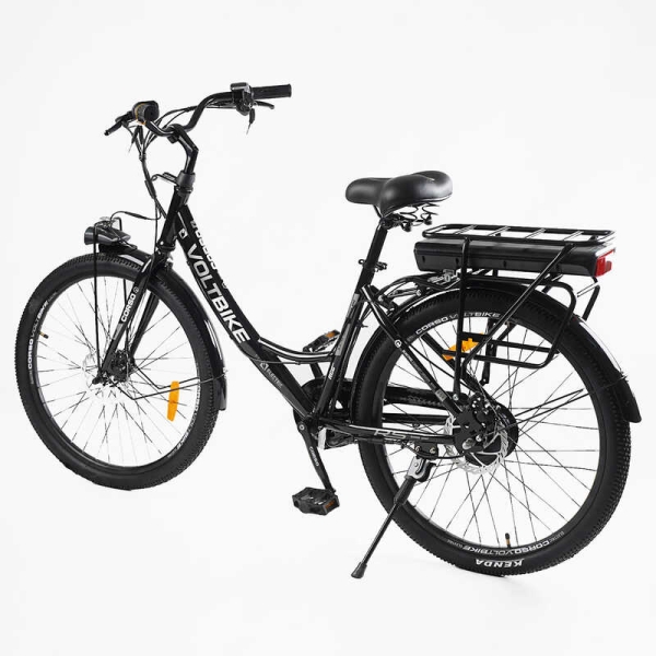 Електровелосипед Corso «VOLT BIKE» 26" дюймів TB-60174 (1) рама сталева, двигун 350W, акум. 36V10Ah, одношвидкісний, БЕЗ КОРЗИНИ, у коробці