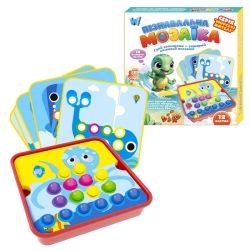 Пізнавальна мозаїка 13731 (60/2) WToys, 38 елементів, 12 карток із завданнями, в коробці