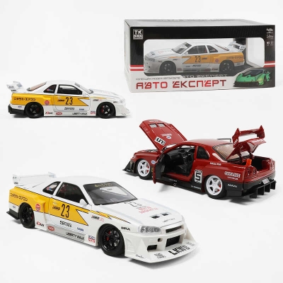 Машинка 1003-22 (24) "Авто Експерт", 2 кольори, металопластик, 1:24, звук, світло, інерція, відчиняються двері, у коробці