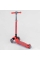 Самокат триколісний 92606 (4) Best Scooter, ЧЕРВОНИЙ, складне алюмінієве кермо, 4 колеса PU зі світлом, d = 12 см