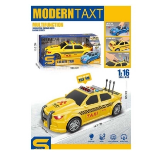 Машина JS 124 D (48) "Таксі", звук, підсвітка, масштаб 1:20, інерція, механічне відкриття багажника, в коробці