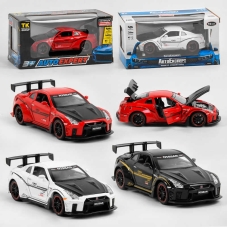 Машинка 700701 (72) "Авто Експерт", 3 кольори, металопластик, 1:32, світло, звук, інерція, відчиняються двері, багажник, капот, в коробці