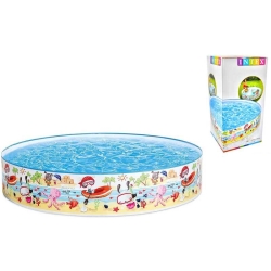 Intex Басейн 56451 NP "Веселий пляж" (6) розміром 152х25см, об'єм: 370л, вага: 1,4 кг, від 3-х років