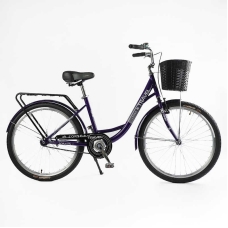 Велосипед міський Corso TRAVEL 26" TL-26106 + КОШИК
