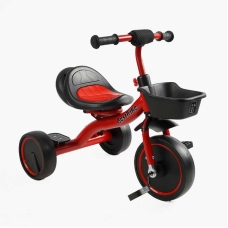 Велосипед 3-х колісний BS-44105 "Best Trike" колеса EVA переднє 10", заднє 8", сталева рама, УКР.ОЗВУЧУВАННЯ, світло, кошик, в коробці