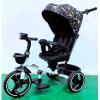 Велосипед 9155/319-22 BestTrike "Marco" поворотне сидіння, складне кермо, колеса з прогумованим PU, кошик, телескопічна ручка, фара музична