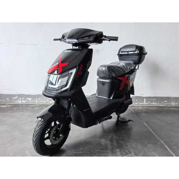 Електричний мопед Corso FlashX FX-906852 (1) + 1 ЯЩИК АКУМ, двигун 1200W, акумулятор графеновий 72V/23Ah, в коробці