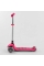 Самокат триколісний Y-00211 (4) Best Scooter, РОЖЕВИЙ, складане алюмінієве кермо, 4 колеса PU зі світлом, d = 12 см