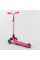 Самокат триколісний Y-00211 (4) Best Scooter, РОЖЕВИЙ, складане алюмінієве кермо, 4 колеса PU зі світлом, d = 12 см