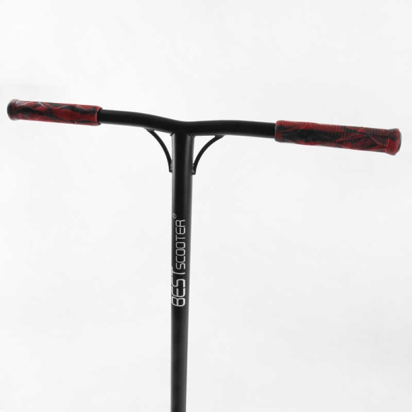 Самокат трюковий Best Scooter BS-77488 (4) HIC-система, ПЕГИ, алюмінієвий диск та дека з ПРИНТОМ, колеса PU, d = 110мм, ширина керма - 60 см, в коробці