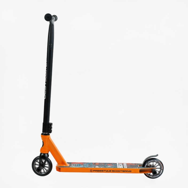 Самокат трюкових Best Scooter 18378 HIC-система, Пегі, алюмінієвий диск і дека, колеса PU d-110мм, ширина керма - 52 см, висота - 83 см, в коробці