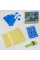 Планшет Magic Pad 3D для рисования D 6230 (96/2) светящаяся кисть, 4 трафарета, 2 клейких светящихся полотна бумаги, лист с узорами, в коробке