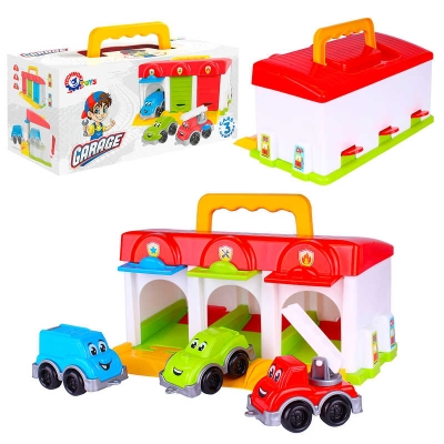 гр Гараж 8416 (6) "Technok Toys", 3 машинки