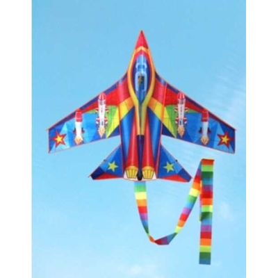 Повітряний змій C 52195 (500) "Літак", 400см (120 см без хвоста)х150см.