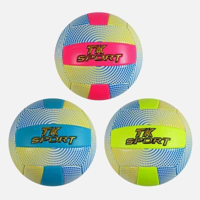 М'яч волейбольний M 48506 (60) "TK Sport", 3 види, матеріал м'який PVC, вага 280-300 грамів, розмір №5, ВИДАЄТЬСЯ ТІЛЬКИ МІКС ВИДІВ