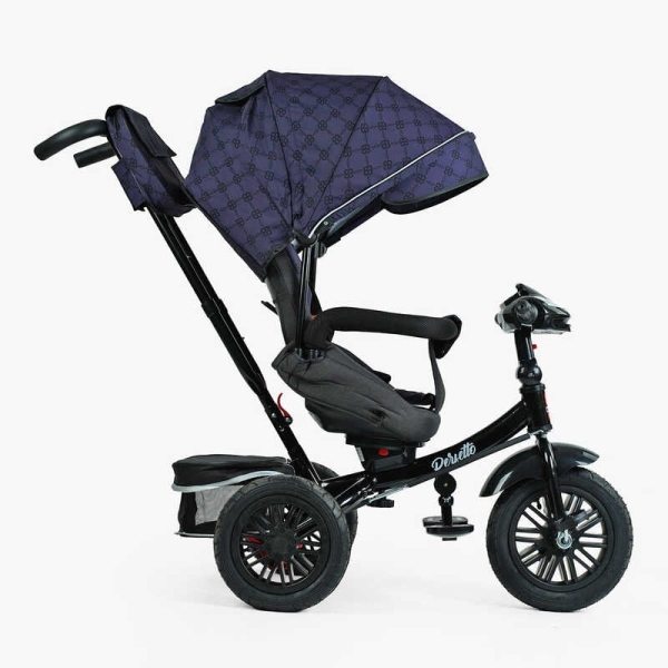 Велосипед 3-х кол. 8066 / 511-36 BestTrike "Perfetto" (1) поворотне сидіння, колеса гумові надувні, кошик, фара музична, USB, Bluetooth, в коробці