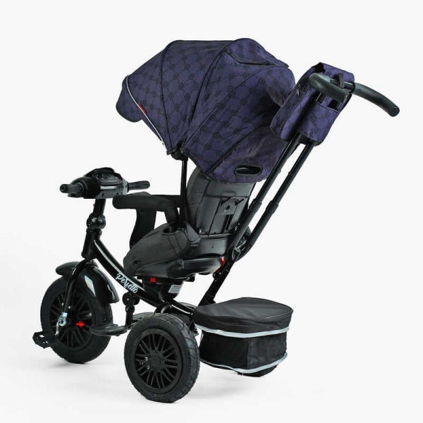Велосипед 3-х кол. 8066 / 511-36 BestTrike "Perfetto" (1) поворотне сидіння, колеса гумові надувні, кошик, фара музична, USB, Bluetooth, в коробці