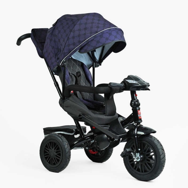 Велосипед 3-х кол. 8066 / 511-36 BestTrike "Perfetto" (1) поворотне сидіння, колеса гумові надувні, кошик, фара музична, USB, Bluetooth, в коробці