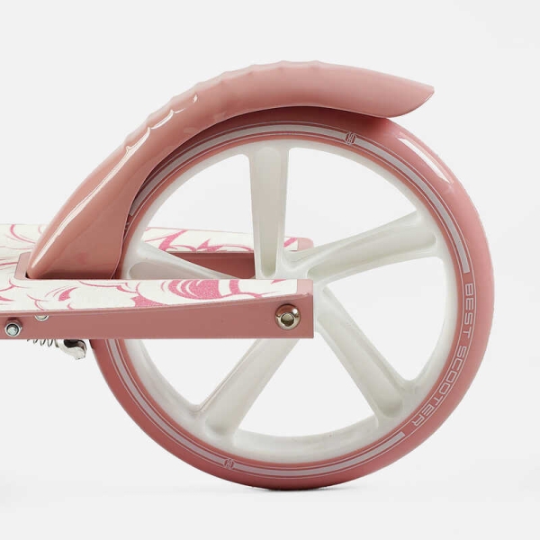 Самокат двоколісний "Best Scooter" SH-41102 (4) "SHARK", з ручним гальмом, затискач керма, колеса PU - 20 см, 1 амортизатор, в коробці