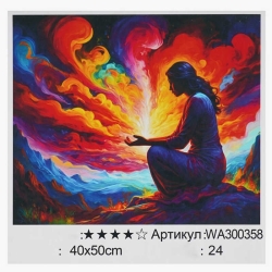 Картина за номерами WA 300358 (30) WToys, 40х50 см, в коробці