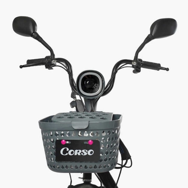 Електричний мопед Corso RSM RS-41674 (1) двигун 500W, акумулятор 48V/20Ah, в коробці